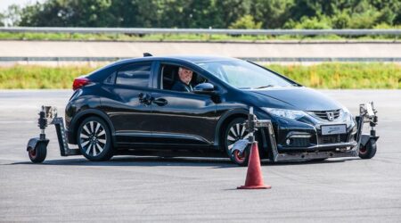 corporate skid car training road safety course